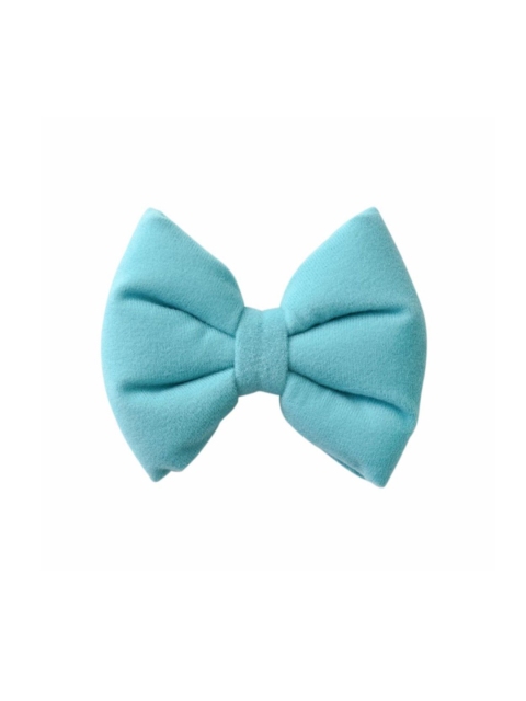 

Heads Up For Tails Turquoise Blue Solid Detachable Dog Bow Tie