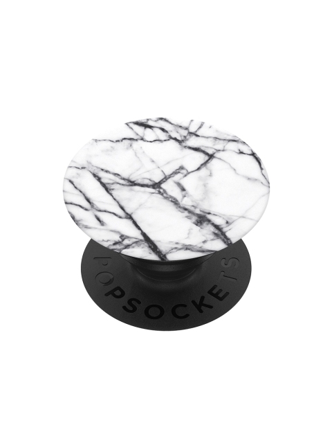 

PopSockets White & Black Marble Print Swappable PopGrip