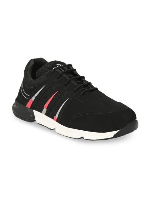 

Big Fox Men Black Synthetic Running Shoes