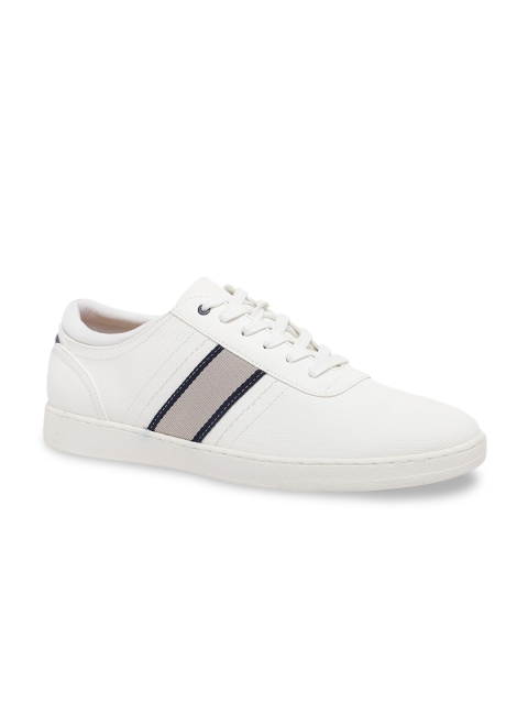 

Call It Spring Men White Colourblocked Sneakers