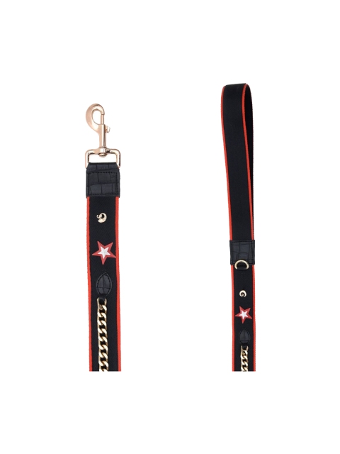 

Heads Up For Tails HUFT X Shivan & Narresh Leger Leisure Series PU Dog Leash, Black
