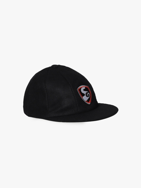 SG Unisex Black Solid Baseball Cap