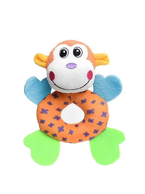 

Heads Up For Tails HUFT Puppy Play Monkey Dog Toy, Orange