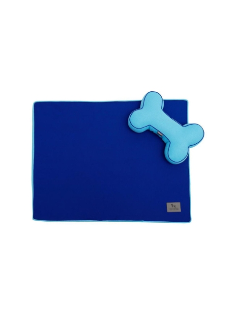 

Heads Up For Tails HUFT Orthopedic Dog Bed with Cushion, Blue