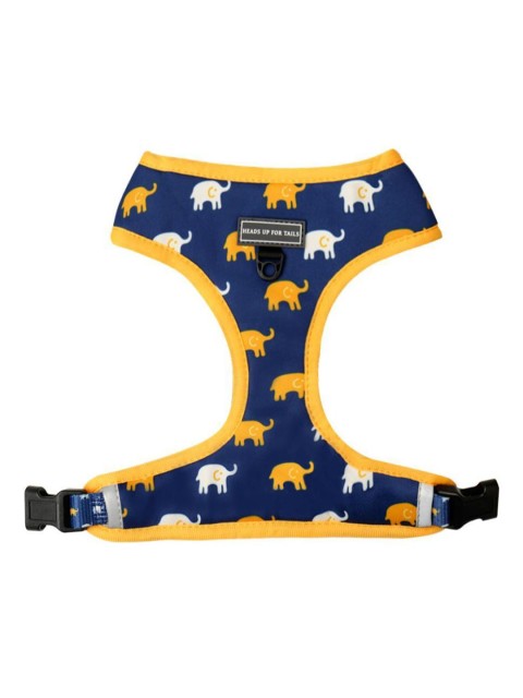 

Heads Up For Tails Jumbo Parade Reversible Mesh Dog Harness, Blue
