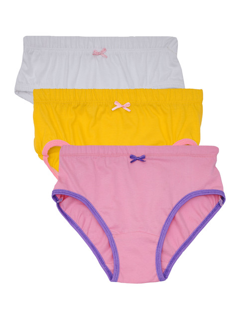

DChica Girls Pack Of 3 Assorted Basic Briefs DCPNSE6268