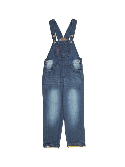 

Cherokee Boys Blue Stone Washed Flared Dungarees
