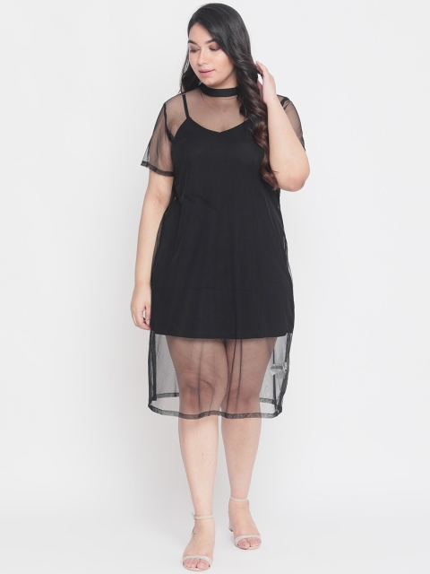 

Amydus Women Black Solid Sheath Dress