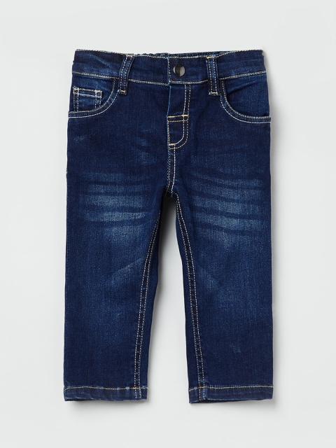 

max Boys Blue Slim Fit Mid-Rise Clean Look Jeans