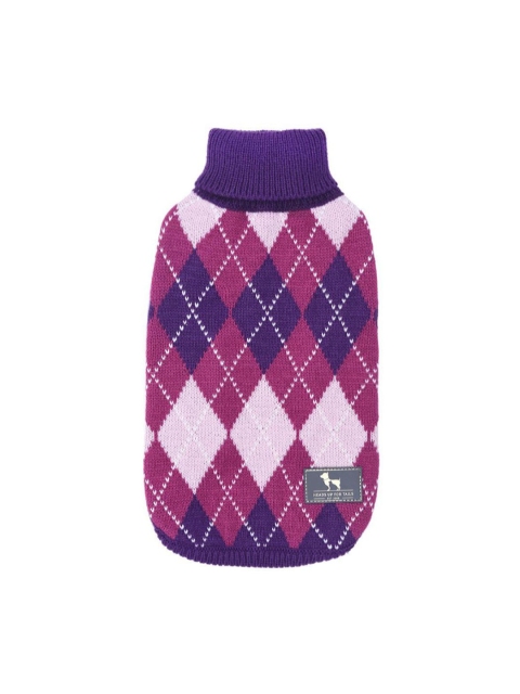 

Heads Up For Tails Purple HUFT Cosy Dog Sweater