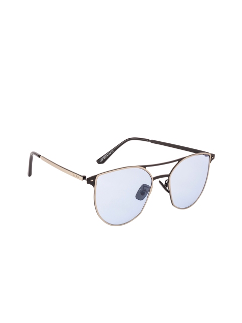 

Ted Smith Unisex Aviator Sunglasses TS-1055S_C2, Blue