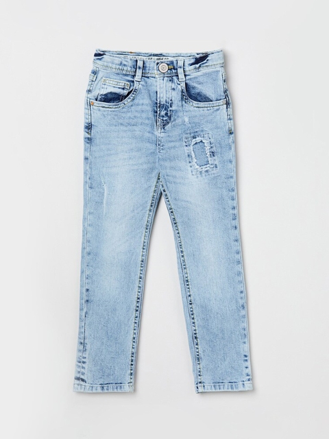 

max Boys Blue Slim Fit Mid-Rise Clean Look Jeans