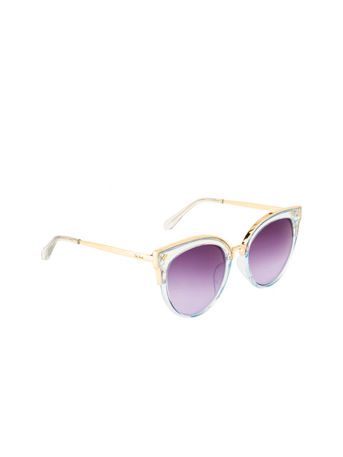 

Ted Smith Women Cateye Sunglasses TS-932S_GLD, Purple