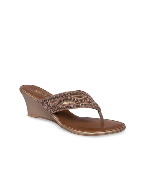 

Inc 5 Women Gunmetal-Toned Embellished Heels, Metallic