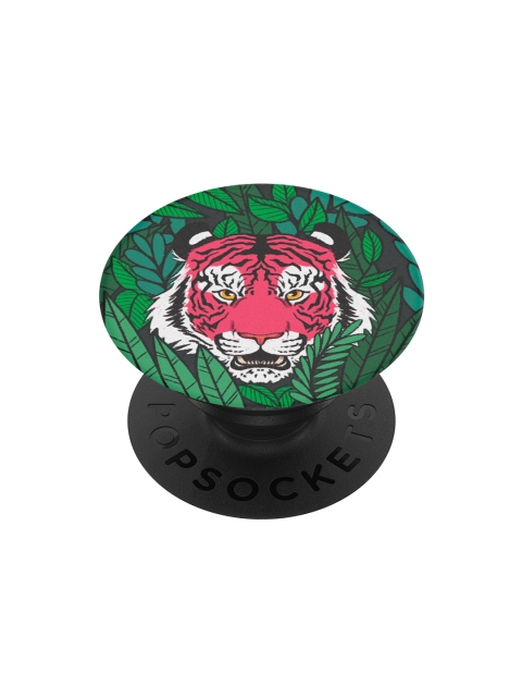 

PopSockets Green & Pink Wild Tiger Swappable PopGrip