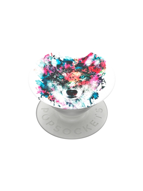 

PopSockets White & Pink Wolf Swappable PopGrip