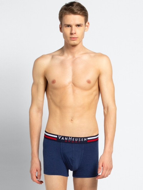 

Van Heusen Men Blue Solid Trunks IHETR1VSNM70006