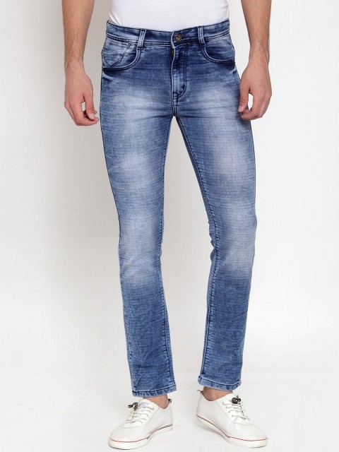 

Rodamo Men Blue Slim Fit Mid-Rise Clean Look Stretchable Jeans
