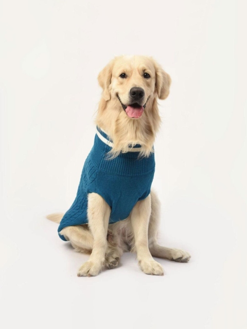 

Heads Up For Tails Blue HUFT Winter Land Dog Sweater