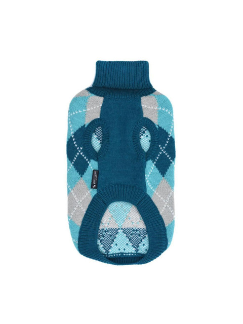 

Heads Up For Tails Blue & Grey HUFT Cosy Dog Sweater