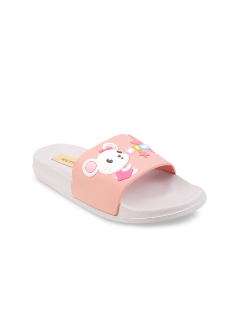 

WALKWAY Women Pink Printed Sliders