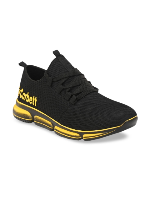 

Sir Corbett Men Black Printed Sneakers