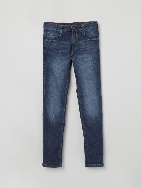 

max Boys Blue Slim Fit Mid-Rise Clean Look Jeans