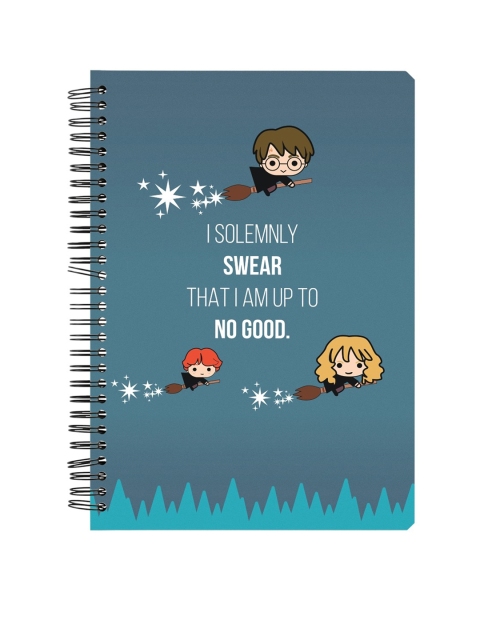 

MC SID RAZZ Teal Blue Official Harry Potter Solemnly Chibbi Notebook