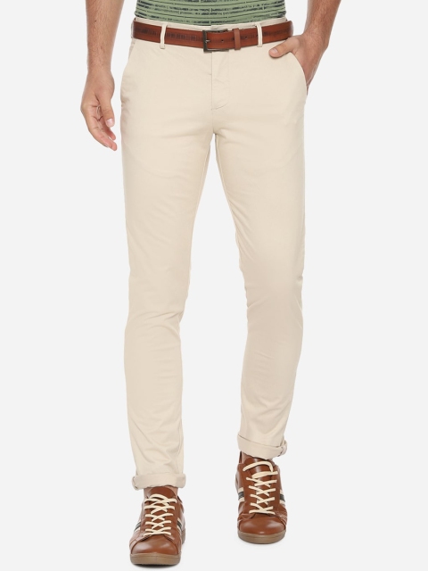 

Louis Philippe Sport Men Beige Slim Fit Solid Regular Trousers
