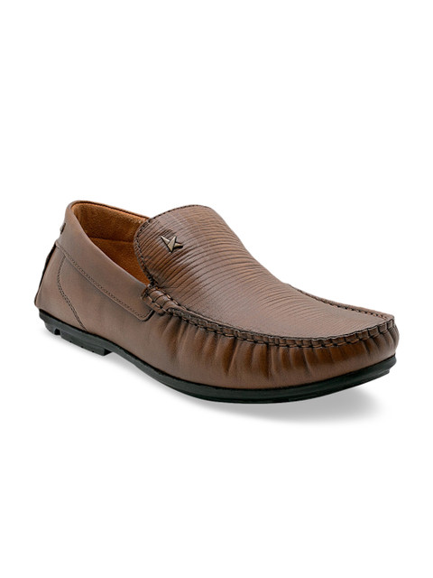 

KETHINI Men Tan Brown Driving Shoes