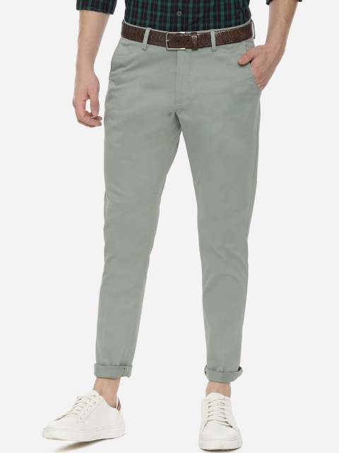 

Louis Philippe Sport Men Green Slim Fit Solid Regular Trousers