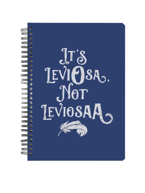 

MC SID RAZZ Navy Official Harry Potter Leviosa Notebook, Navy blue