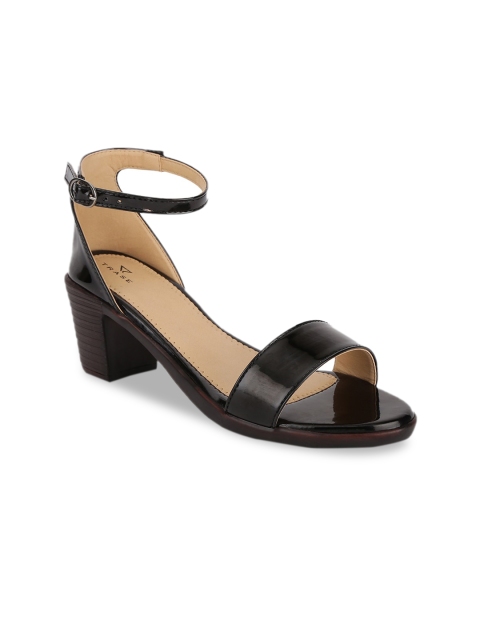 

TRASE Women Black Solid Block Heels