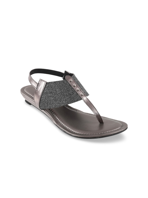 

WALKWAY Women Grey Embellished Sandals