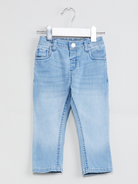 

max Boys Blue Slim Fit Mid-Rise Clean Look Jeans