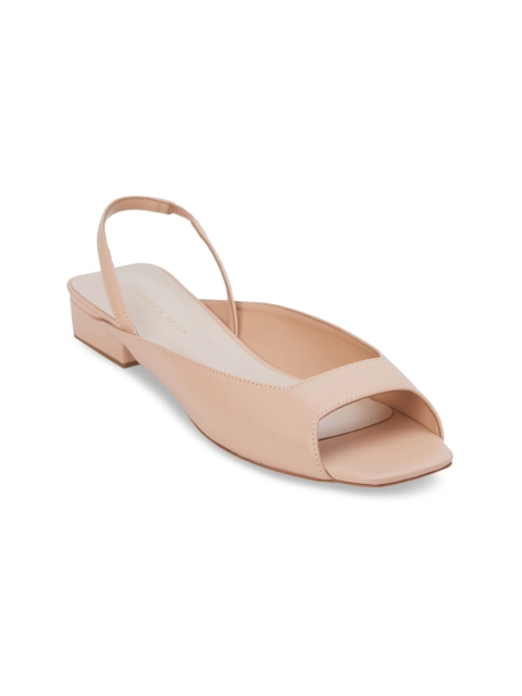 

CHARLES & KEITH Women Nude-Coloured Solid Block Heels