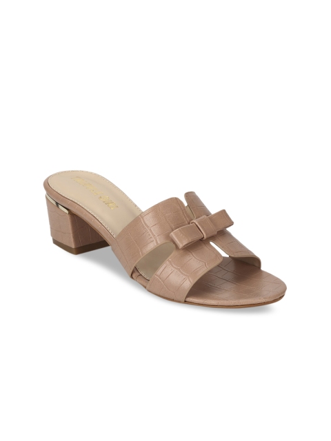 

Truffle Collection Women Nude-Coloured Solid Mules