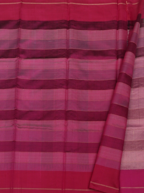 

Pothys Pink Checked Jute Silk Saree