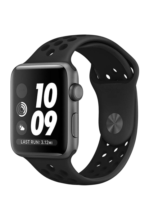 

TREEMODA Unisex Charcoal Grey & Black Apple iWatch Silicon Strap