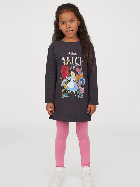 

H&M Girls 2-Piece Printed Set, Grey