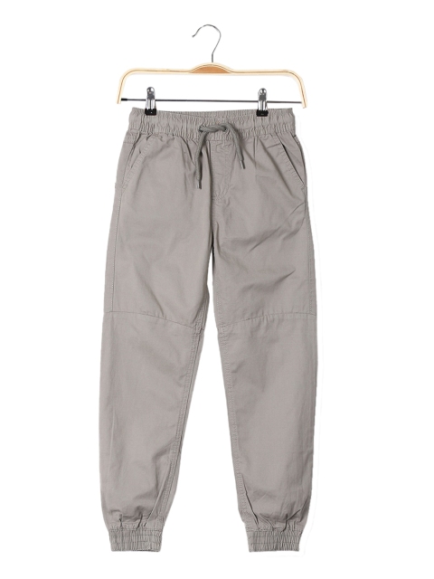

Cherokee Boys Taupe Regular Fit Solid Joggers