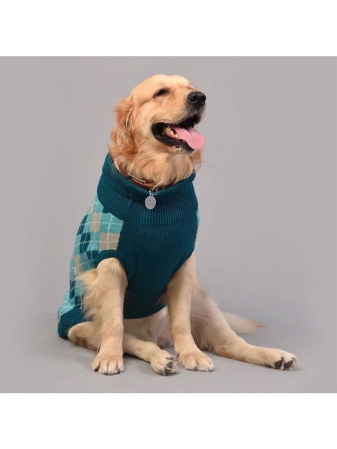 

Heads Up For Tails Blue & Grey HUFT Cosy Dog Sweater
