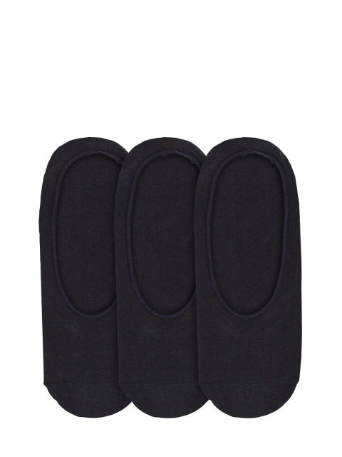 

ROMEO ROSSI Men Pack Of 3 Navy Blue Solid Shoe Liners