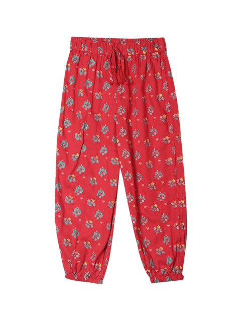 

Cherokee Girls Red Regular Fit Printed Joggers