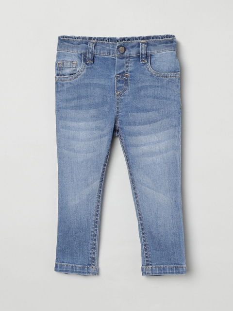 

max Infant Boys Blue Regular Fit Mid-Rise Clean Look Jeans