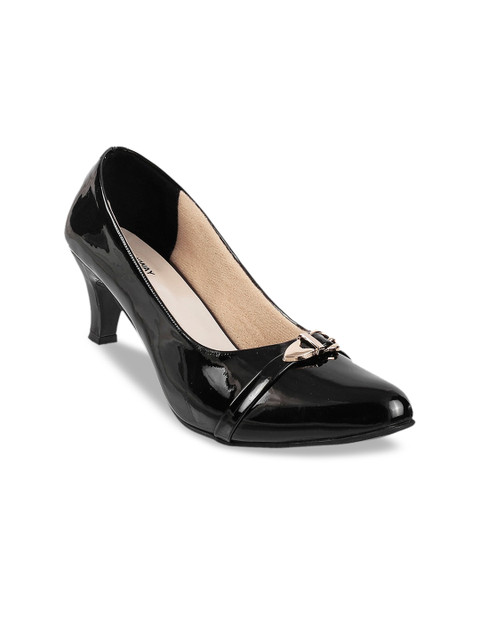 

WALKWAY Women Black Embellished Pumps