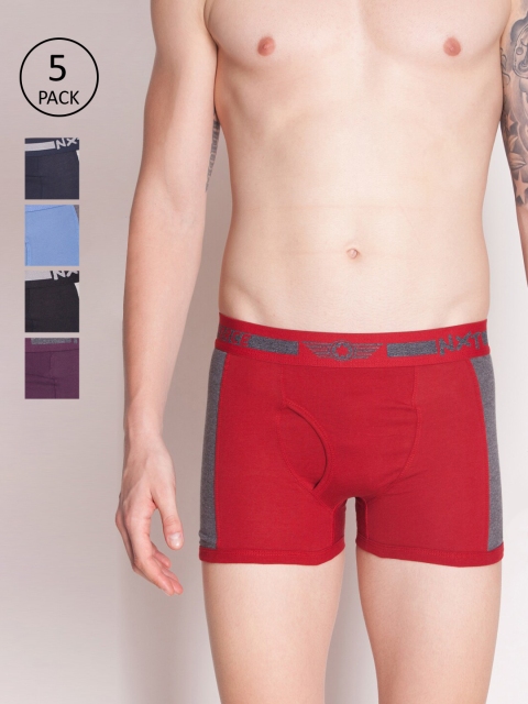

Force NXT Men Pack Of 5 Assorted Trunks MNFF-132-PO5
