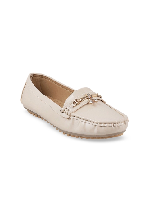 

WALKWAY Women Beige Solid Ballerinas