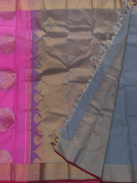 

Pothys Pink Printed Pure Silk Saree