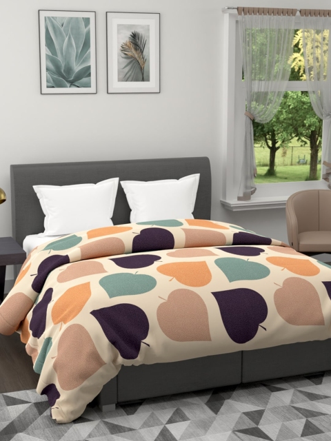 BIANCA Multicoloured Ethnic Motifs AC Room 120 GSM Double Bed Comforter, Multi